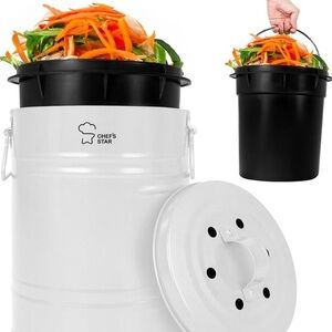 NWT Countertop Compost Kitchen Bin